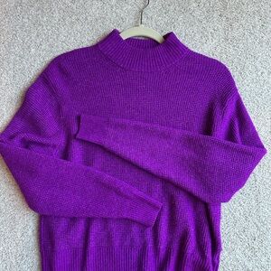 Purple Knit Sweater